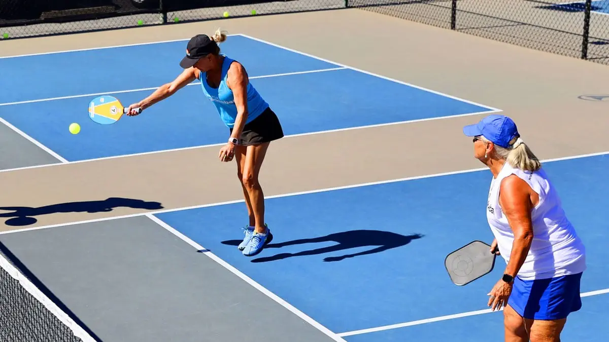 Pickle Pass Drill for Four Pickleball Players