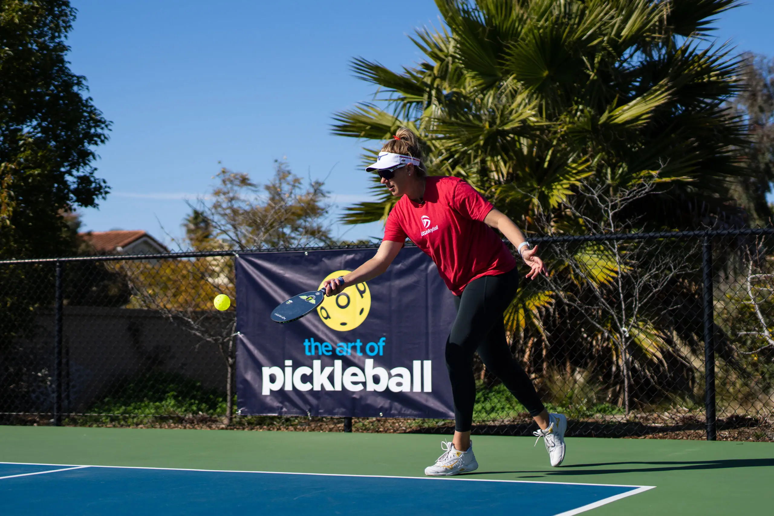 Serves, returns, and drops in Pickleball